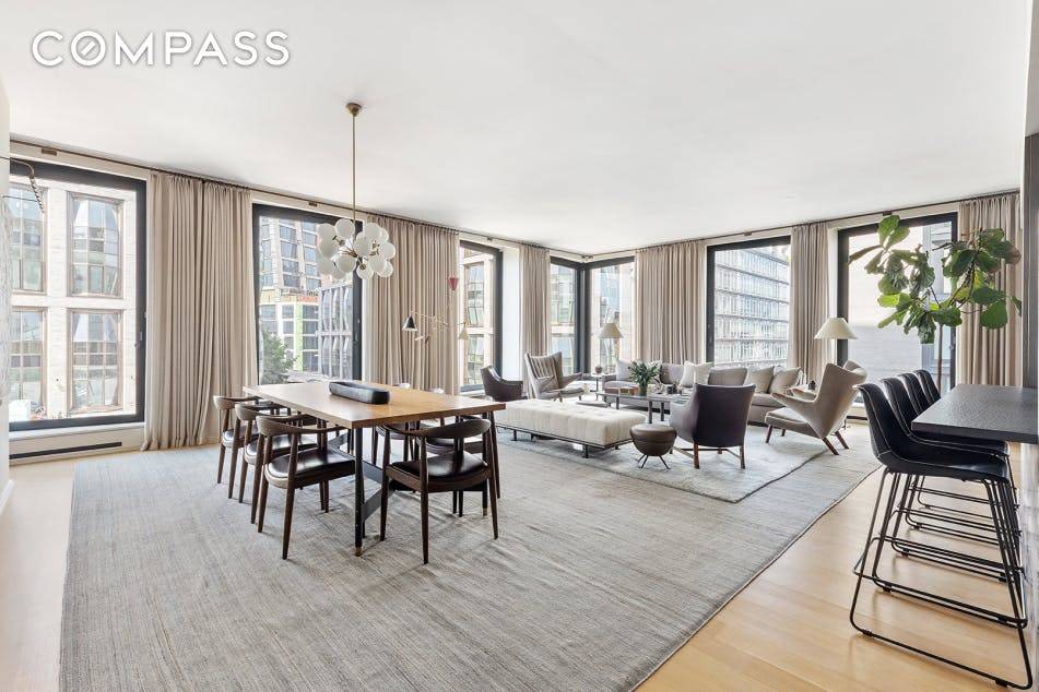 West Chelsea Perfection with High Line Views This pristine and beautifully designed three bedroom, three bathroom home offers the very best of city living in one of Manhattan's most desirable ...