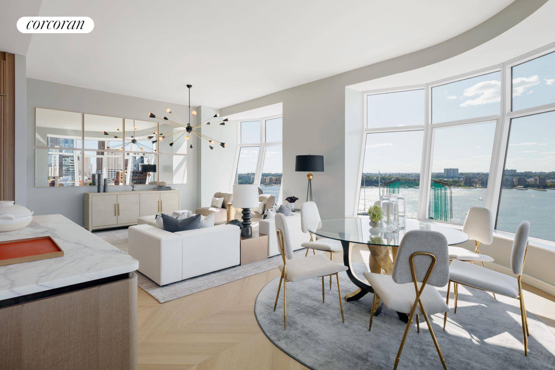 Floating over the Hudson River, this unique high floor combination opportunity spans nearly 5000 square feet with around 75 feet of frontage high over Hudson River Park enjoying views for ...