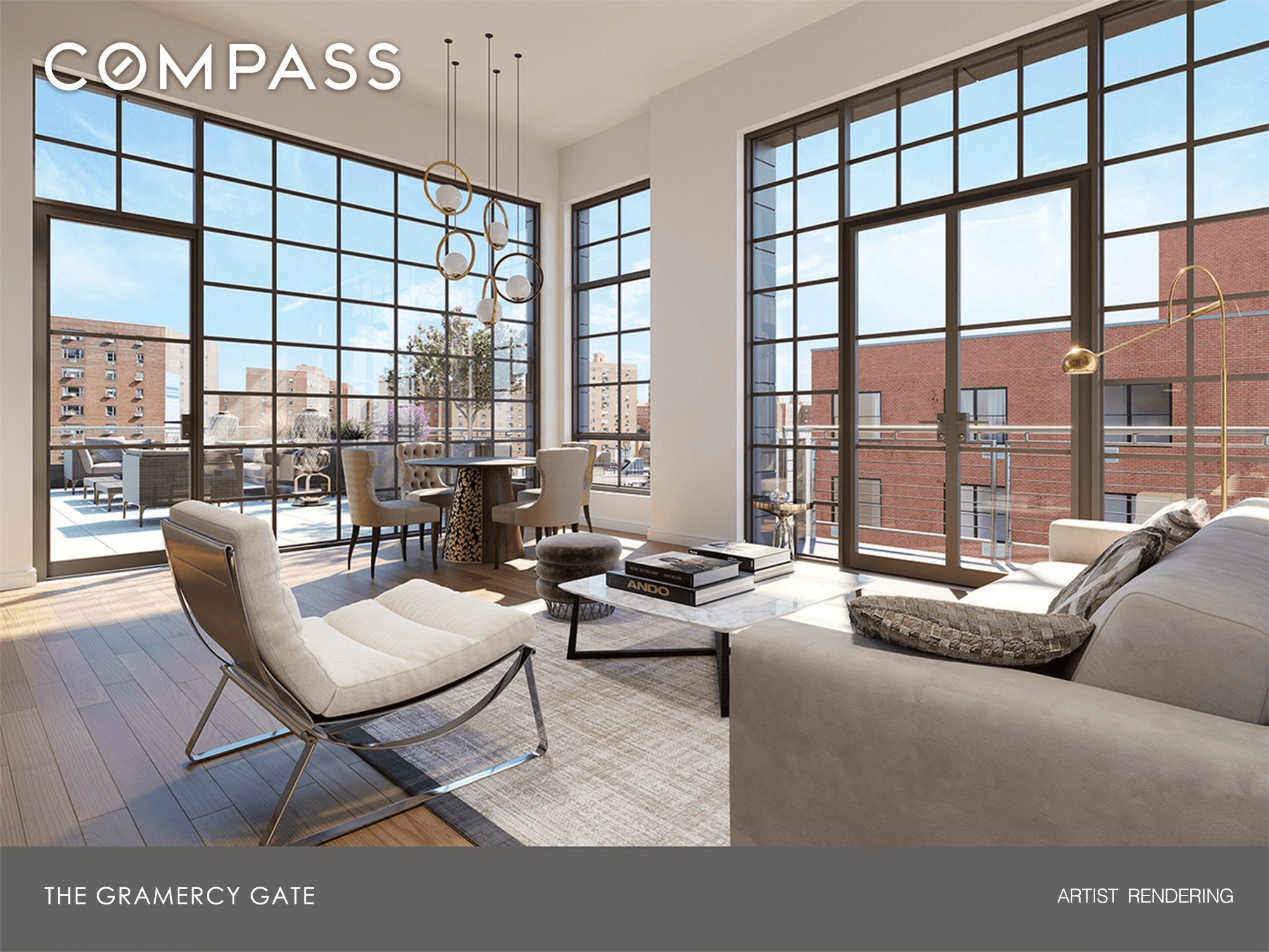 The 7th Floor Penthouse at the Gramercy Gates is a spectacular 50 Ft Wide Sunlit Full Floor Home featuring North, South, and East exposures and direct access to 4 private ...