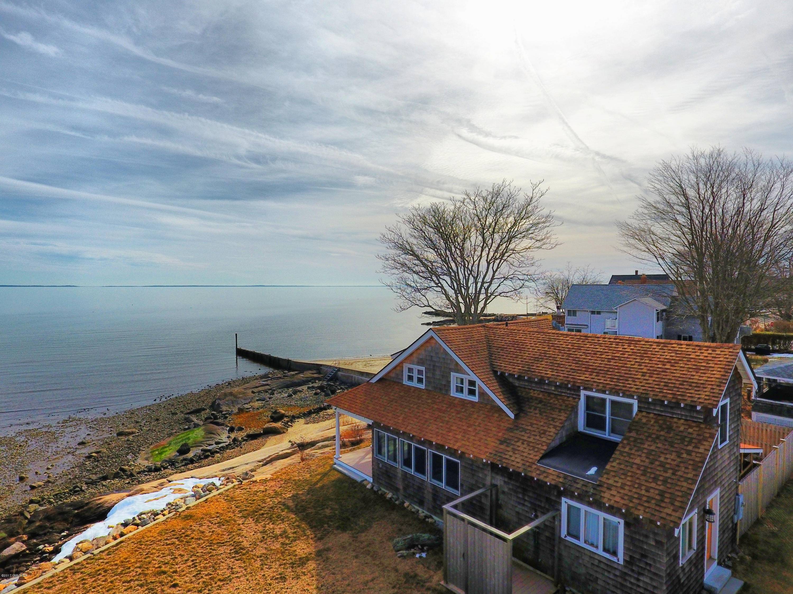 Spectacular waterfront property situated on a spacious and private corner lot.
