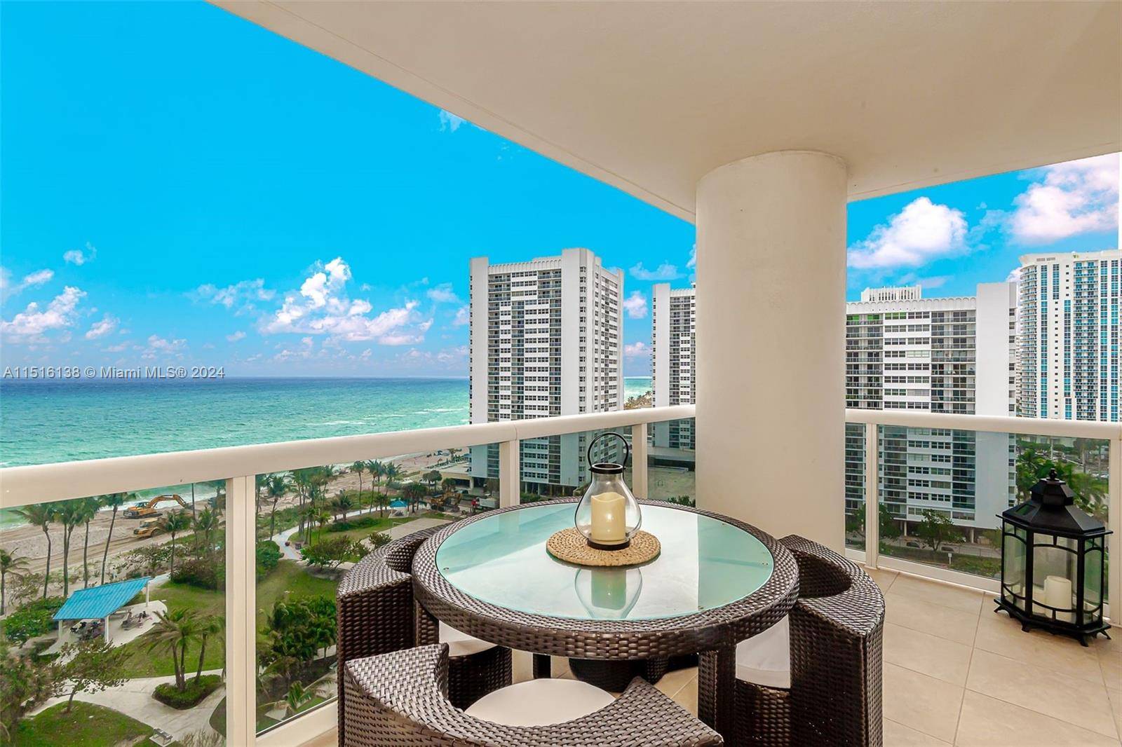 GREAT BUY ON THIS OVERSIZE AND SPACIOUS OPEN FLOORPLAN 2 BEDROOM OFFERING UNOBSTRUCTED AND INCREDIBLE SOUTHERN EXPOSURE OF THE OCEAN, CITY AND INTRACOASTAL VIEWS.
