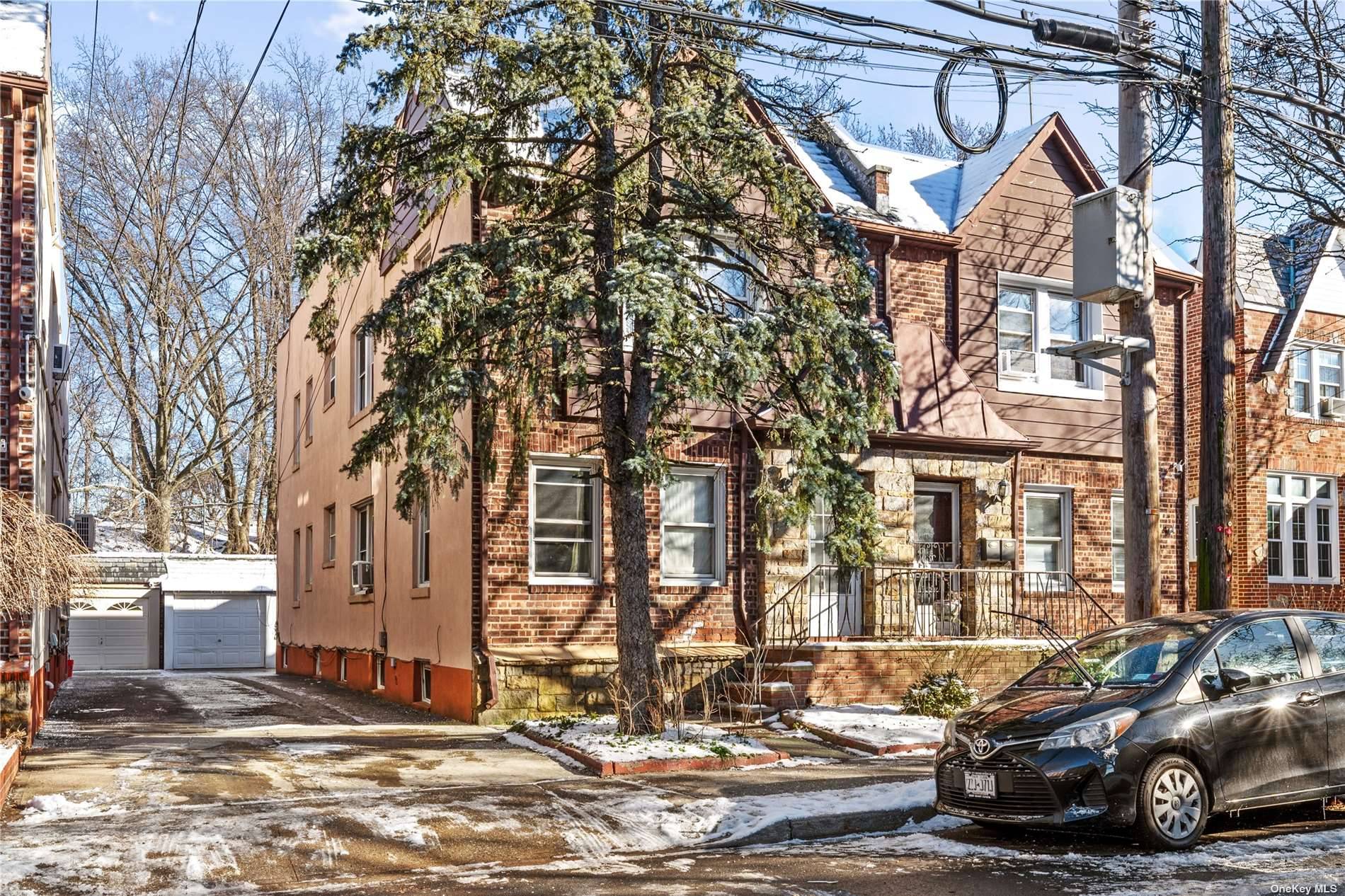 The Imperium Team presents a legal two family, semi detached, brick townhouse on the Rego Park Forest Hills border, featuring 4 bedrooms, 3 full bathrooms, a 2 car detached garage ...
