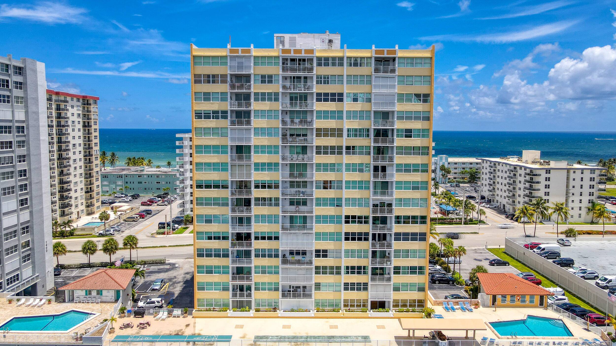 Spacious 2 Bedroom 2 Bathroom corner unit with direct Intracoastal views from living room, dining room, balcony and master bedroom.
