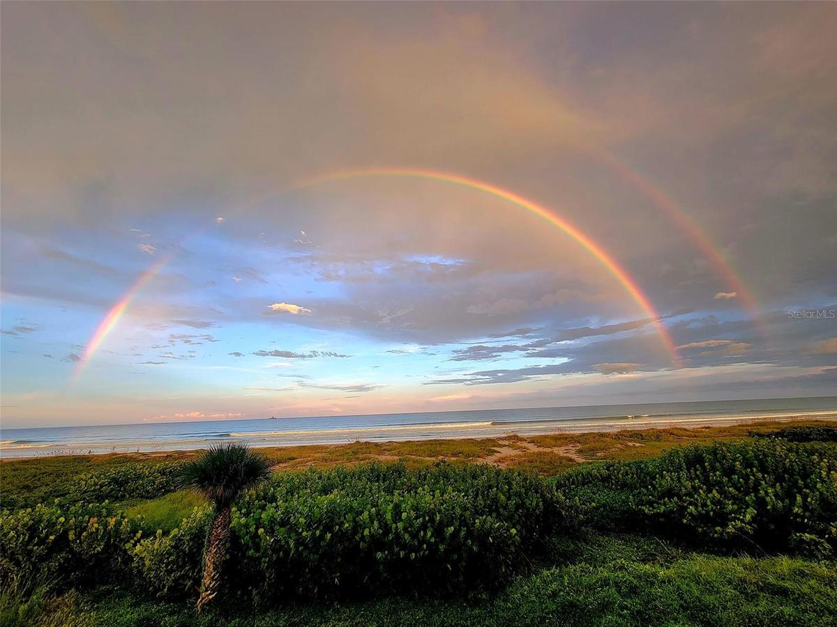 Rainbow view from Balcony