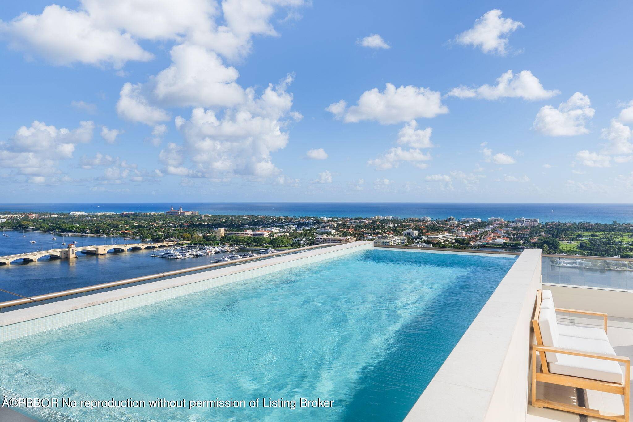 Live in the sky in your own 11, 000sf full floor Penthouse atop La Clara Palm Beach.