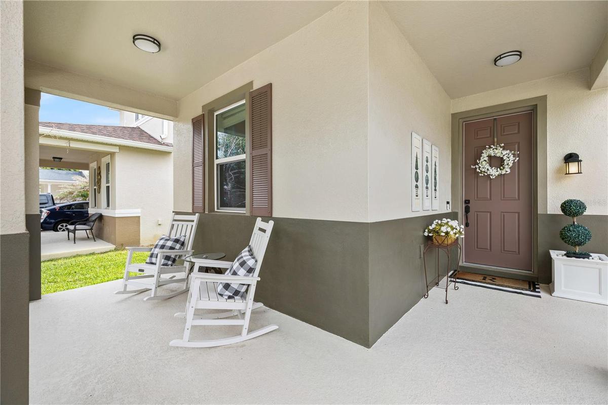 Front porch.
