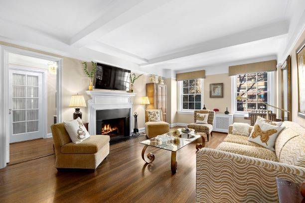 This elegant pre war home has large rooms, great charm, and wonderful light.