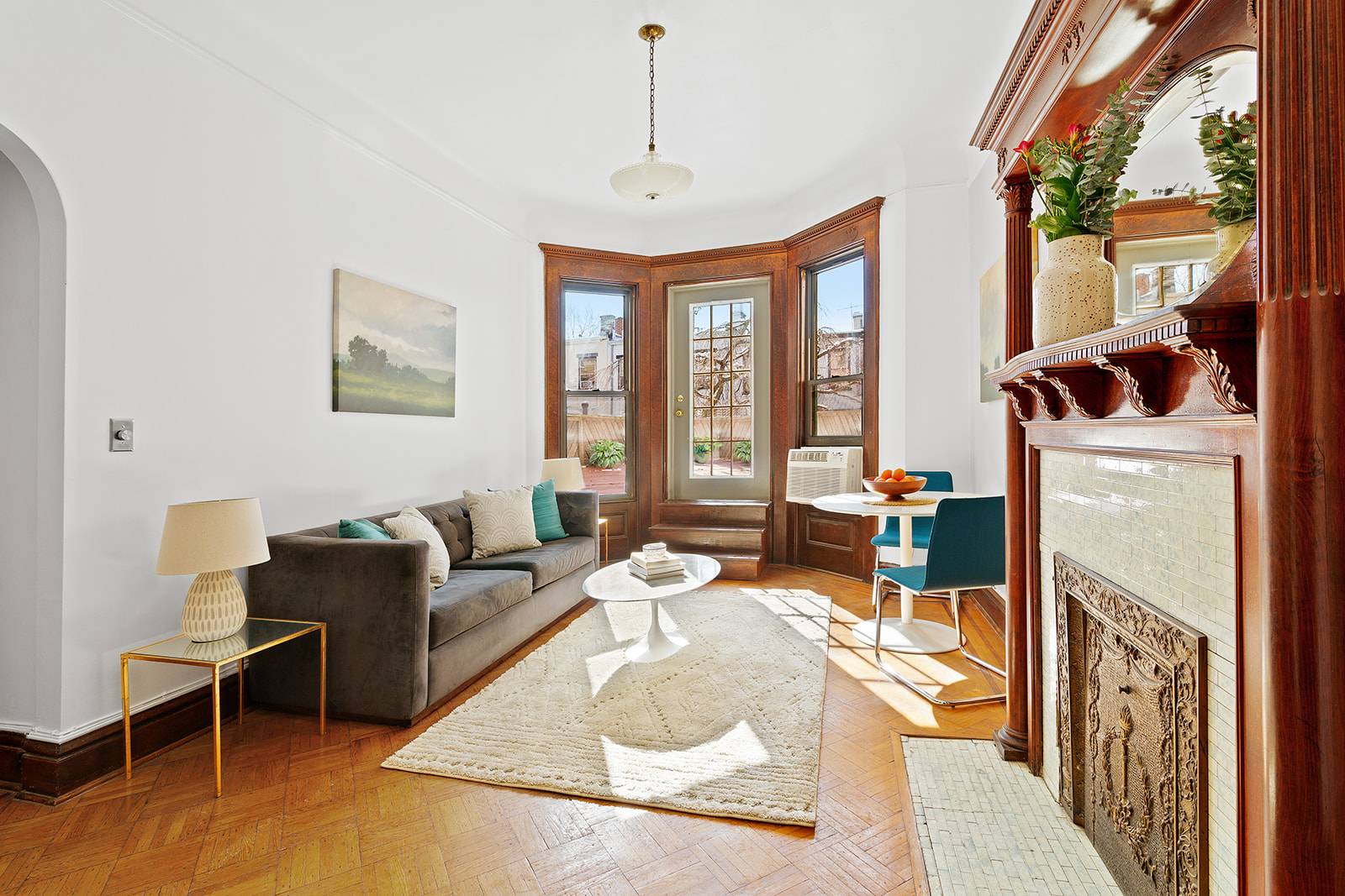 Welcome home to this charming one bedroom co op with tons of original detail and a massive private outdoor deck you will say WOW !