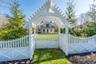 Gate with covered porch