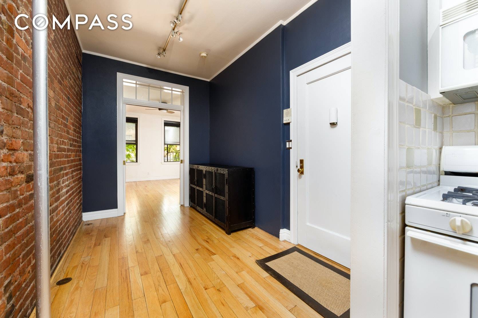 Bright and spacious second floor walkup in excellent prewar low rise on lovely tree lined street in heart of Chelsea.