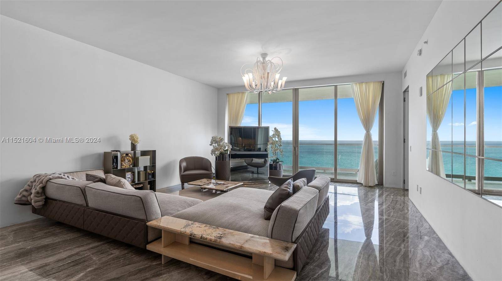 This gorgeous oceanfront condo at one of the top luxury buildings in Sunny Isles boasts more than 3000 sq ft 3 BD 5.