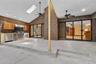 Pool area with kitchen and access to Great Room via (2) sets of pocket sliders