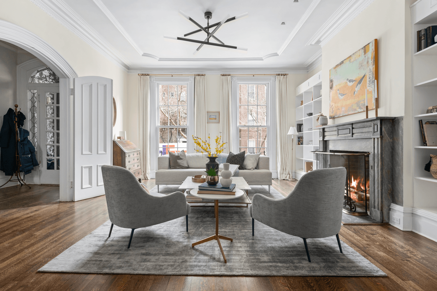 Nestled in bucolic Brooklyn Heights, 146 Hicks Street is a beautifully renovated two family townhouse that exudes historic charm and modern luxury.