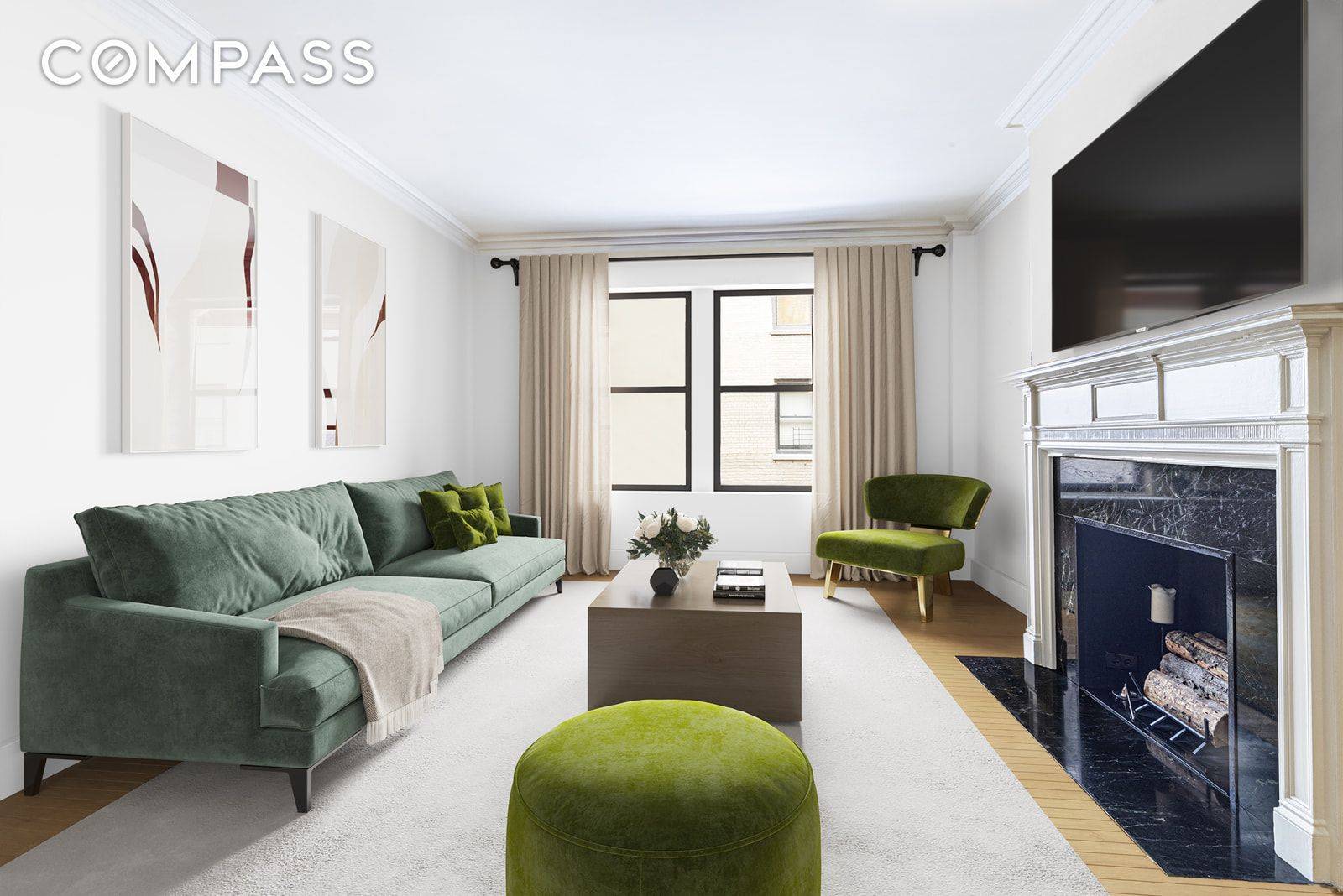 This quiet and beautiful prewar JUNIOR 1 bedroom apartment with four unique separated spaces is located in the heart of Manhattan's Upper Midtown, moments away from Central Park and Carnegie ...