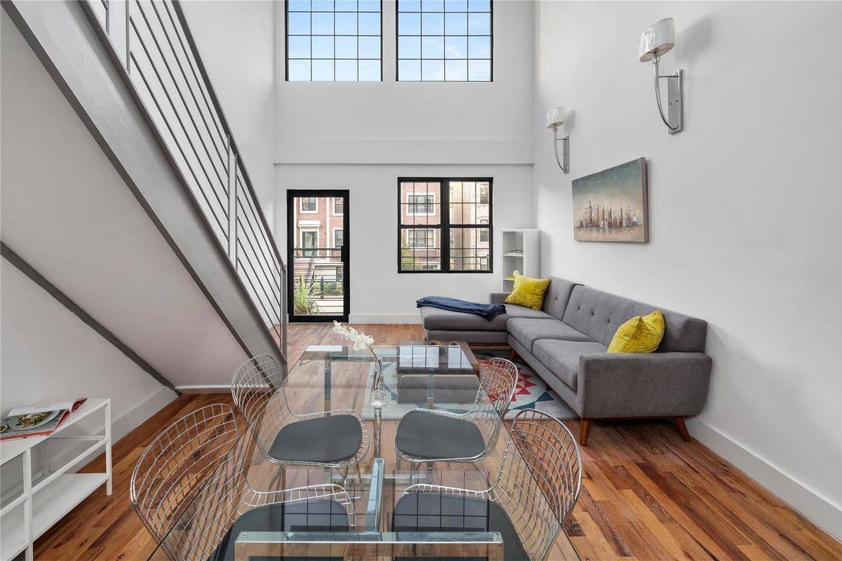 Take up space in this sizable, two bedroom plus two bathroom loft located in the heart of Bedford Stuyvesant.