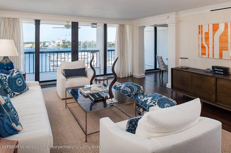 FULLY FURNISHED EXCLUDING ART Stunning Intracoastal views from this fully renovated two bedroom, two bath condo.