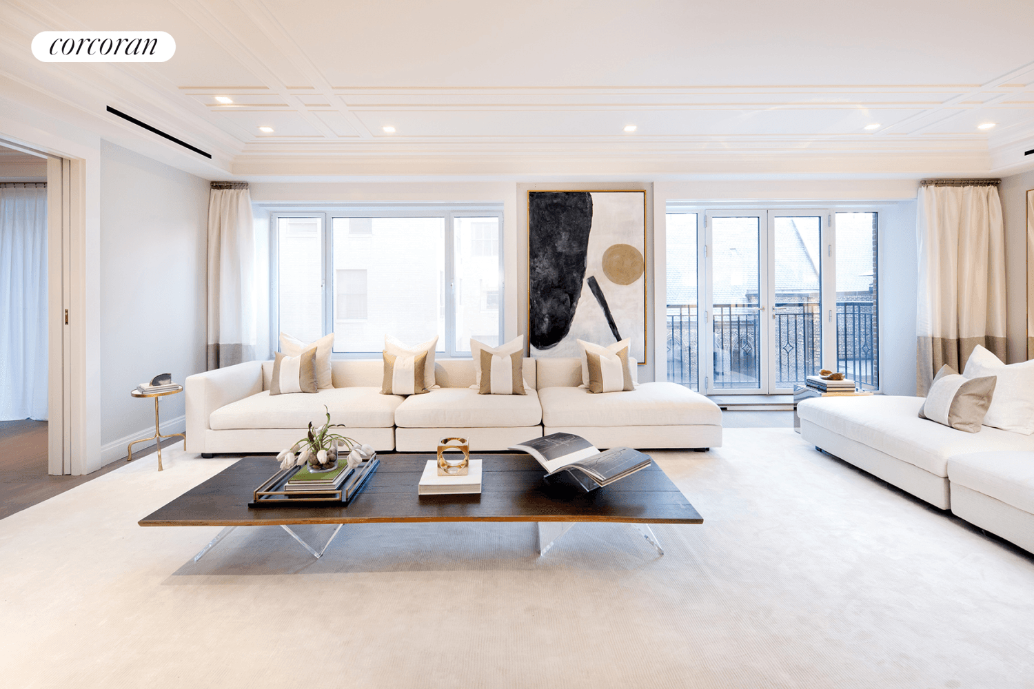 Extraordinary features come together in this sun filled, luxury Penthouse triplex condominium with private keyed elevator entry on the Upper East Side's 'Gold Coast'.