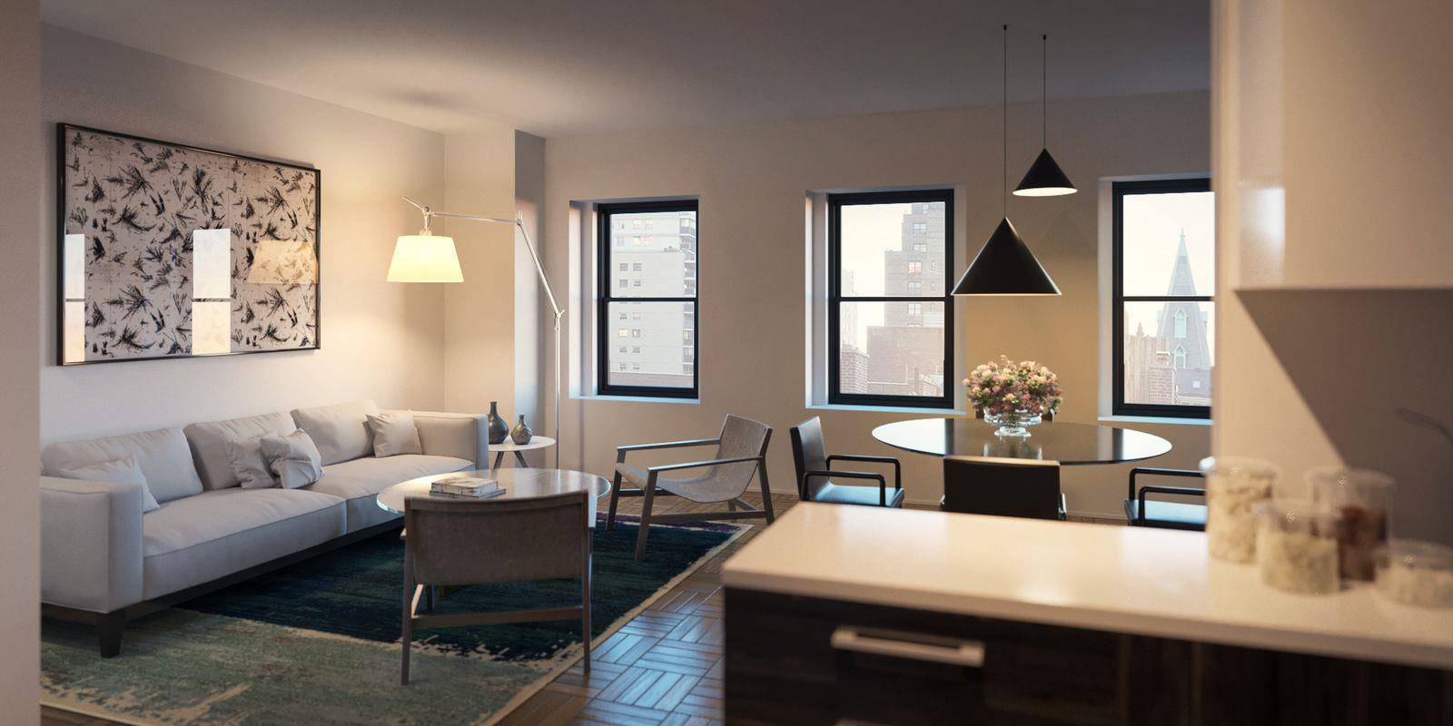 Located in Midtown West at the southern border of Hell's Kitchen, great sized apartments within walking distance to Herald Square, Times Square and many other central hubs in Manhattan.