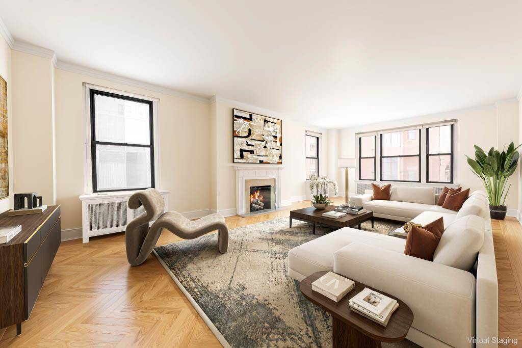 This grand 2600 SF pre war condominium is situated on the 11th floor, consisting of three bedrooms and three full bathrooms, offering incredible views of Carnegie Hall.