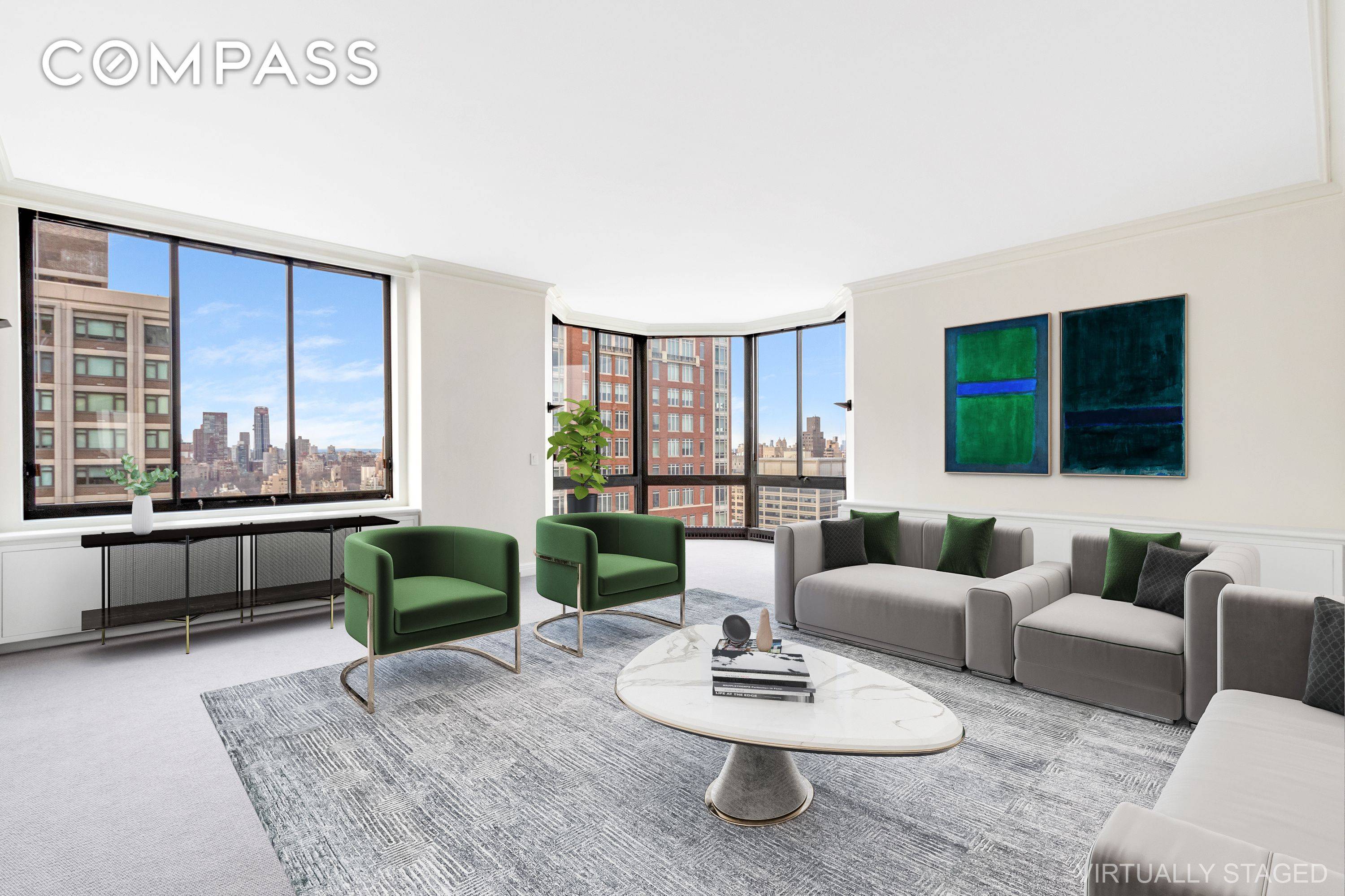Pristine Gut Renovation with Panoramic Views at Bristol Plaza Views as far as the eyes can see from all exposures await you in this recently 2020 and meticulously gut renovated, ...