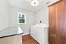 Indoor Laundry room off Kitchen