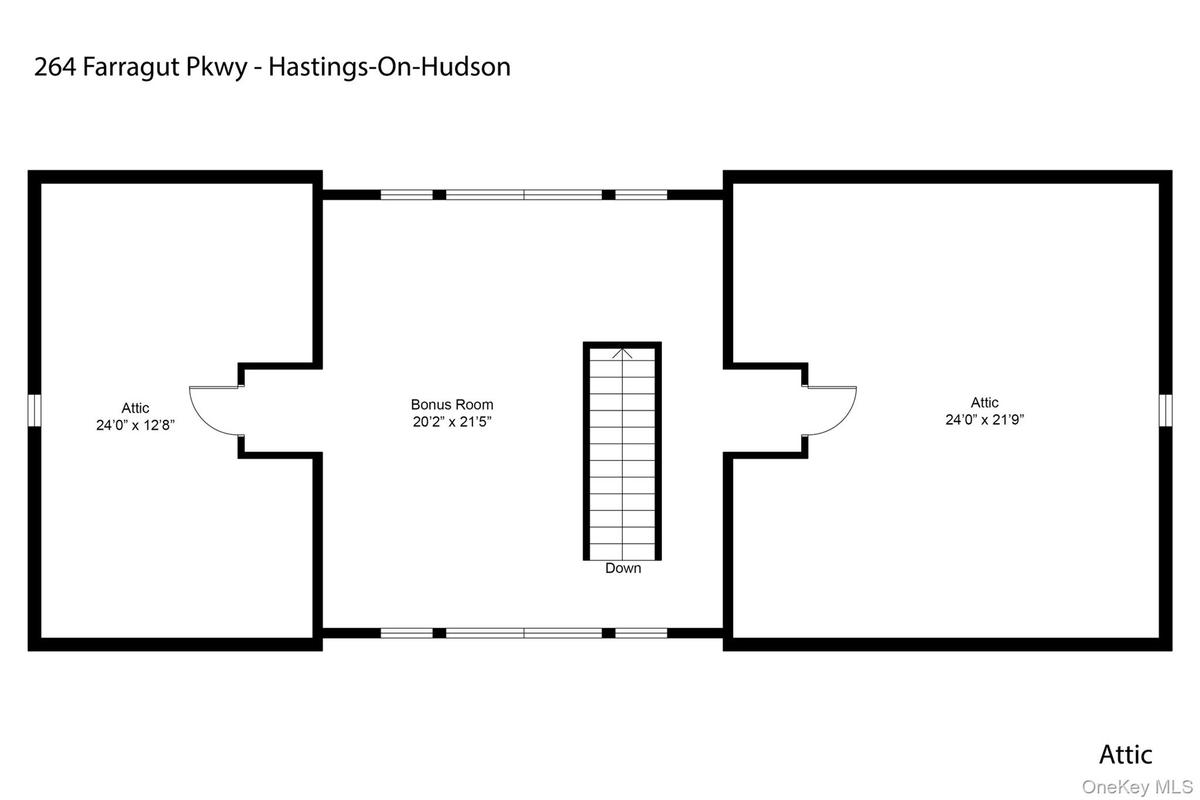 Expansive third-level attic footprint highlighting a massive, fully finished flex bonus room ideal for a media studio, playroom, or home office