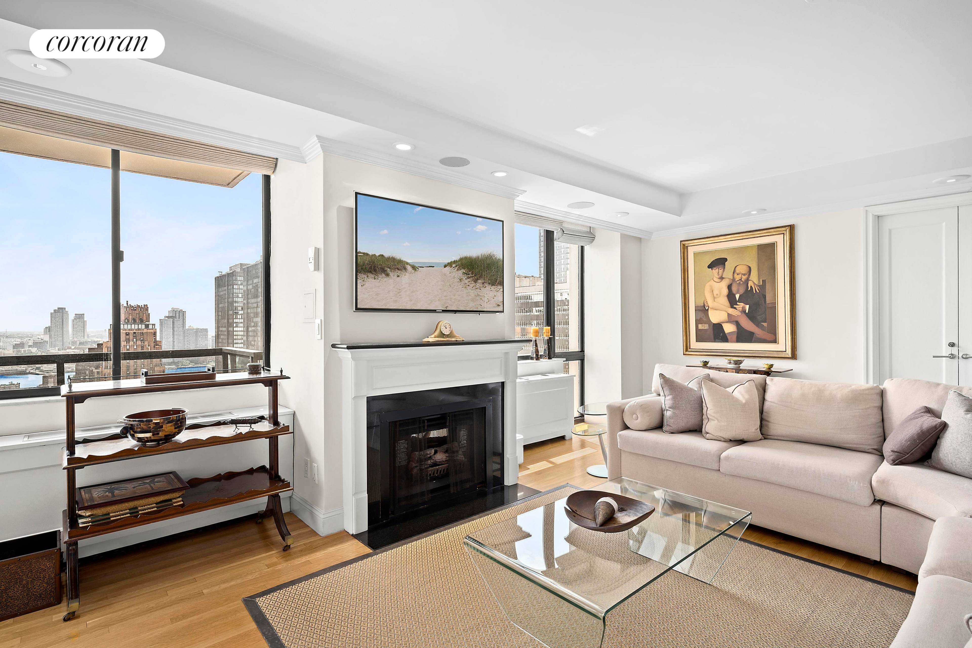 Watch the boats glide by from this fantastic custom designed home in the very Heart of Manhattan !