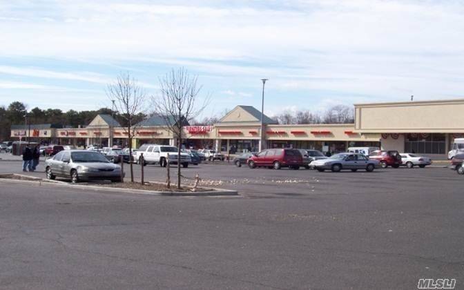 Storefront for lease in grocery anchored shopping center.