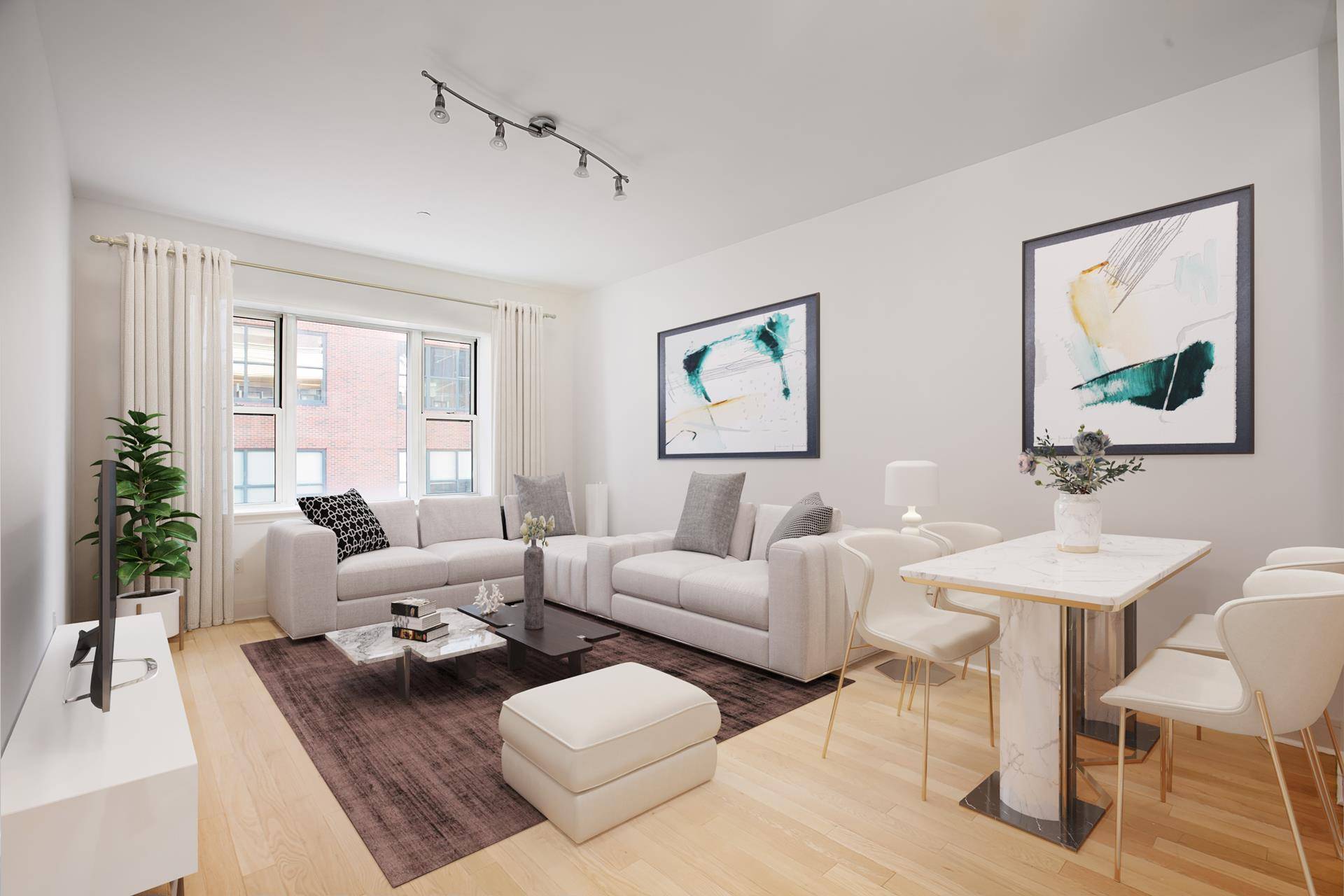 NEW PRICE ! Whether an investor, a first time buyer or a long time New York resident, this modern, south facing condo unit has all you need.
