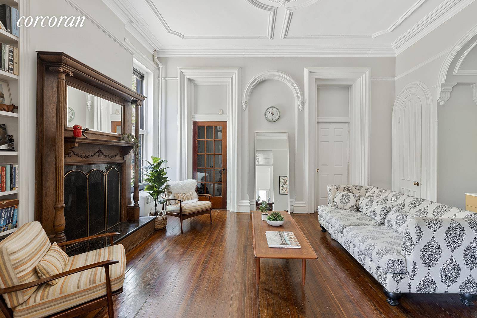 Enjoy the incredible charm and elegance of this grand 2 bedroom 1 bathroom North Park Slope gem in a beautiful boutique brownstone co op.