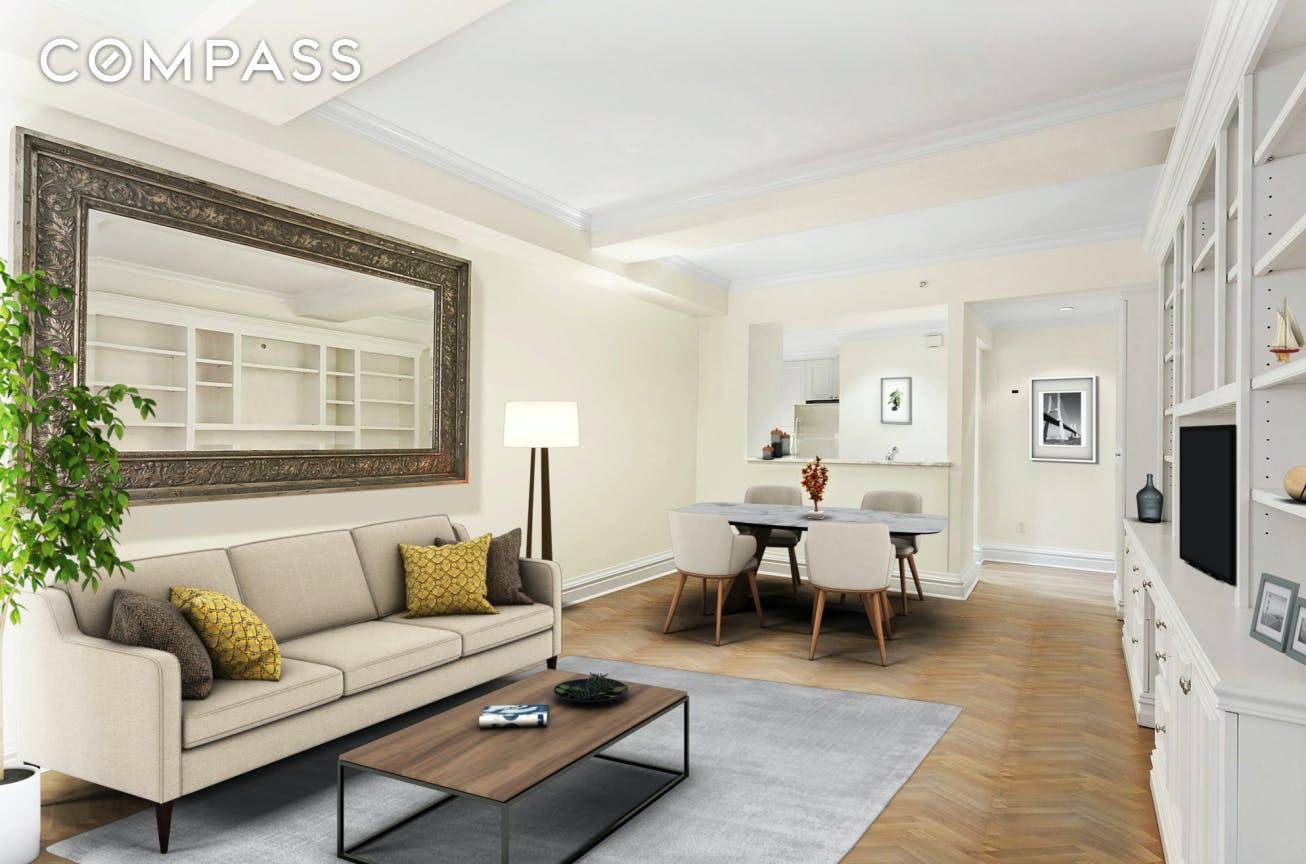 This luxurious 1 bedroom residence is located in one of Manhattan s most desirable neighborhoods in a classic Park Avenue pre war condominium.