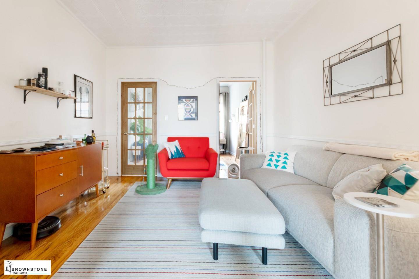 Carroll Gardens Lovely spacious one bedroom plus home office on a tree lined Place block, nestled between Court and Smith Sts.