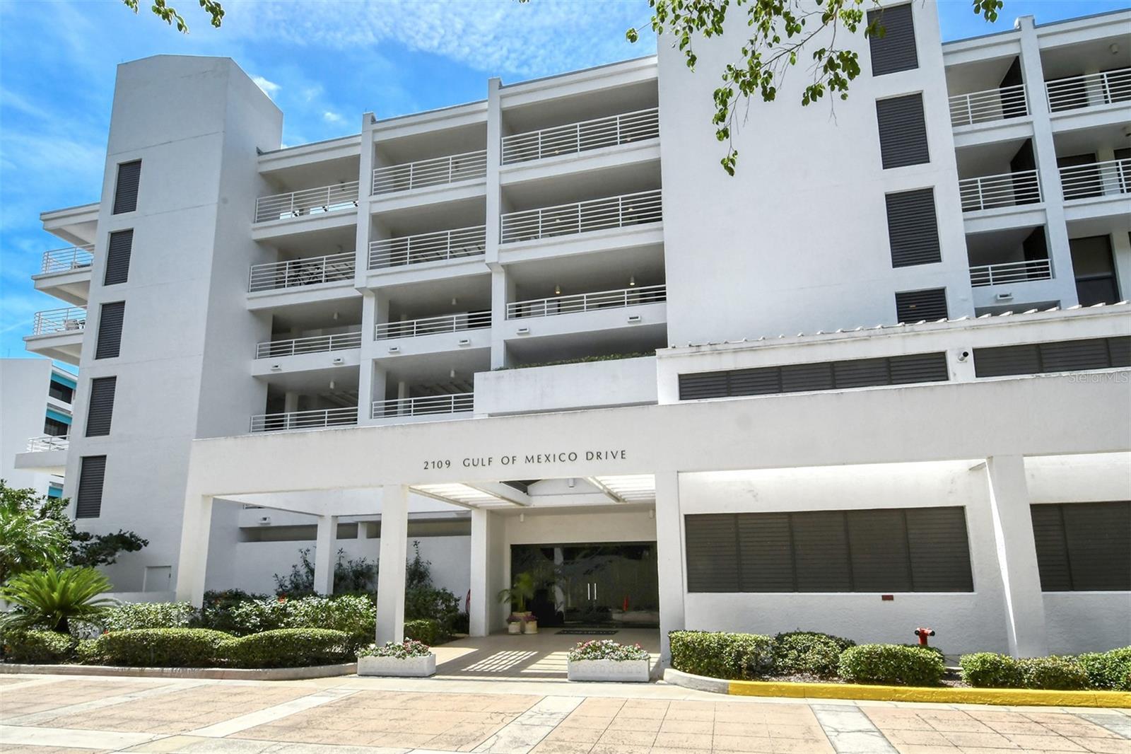 Front of building