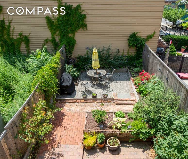 992 Herkimer Street is a highly desirable 20 x 50 ft two family limestone in Bedford Stuyvesant with a vast garden and patio.