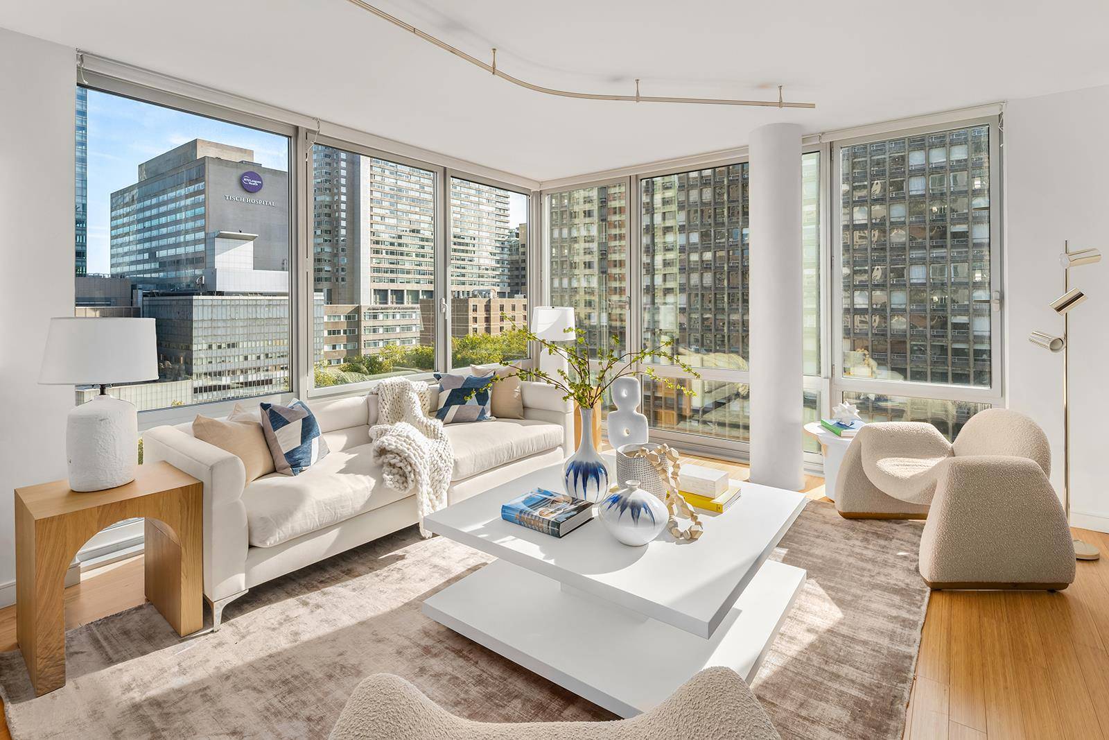 This spectacular 2 bedroom, 2 bathroom residence is situated on the 10th floor of 303 East 33rd Street.