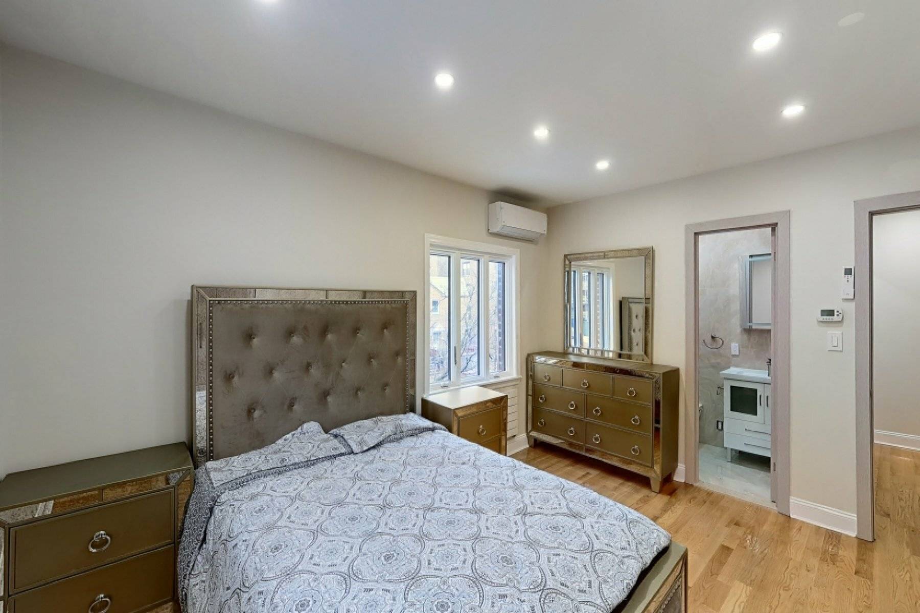 Beautifully renovated one family home with 4 large bedrooms, 3.