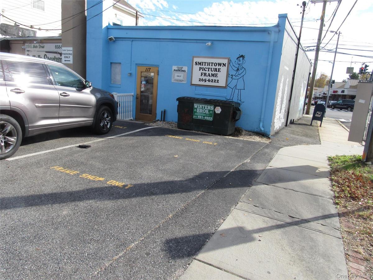 View of uncovered parking lot