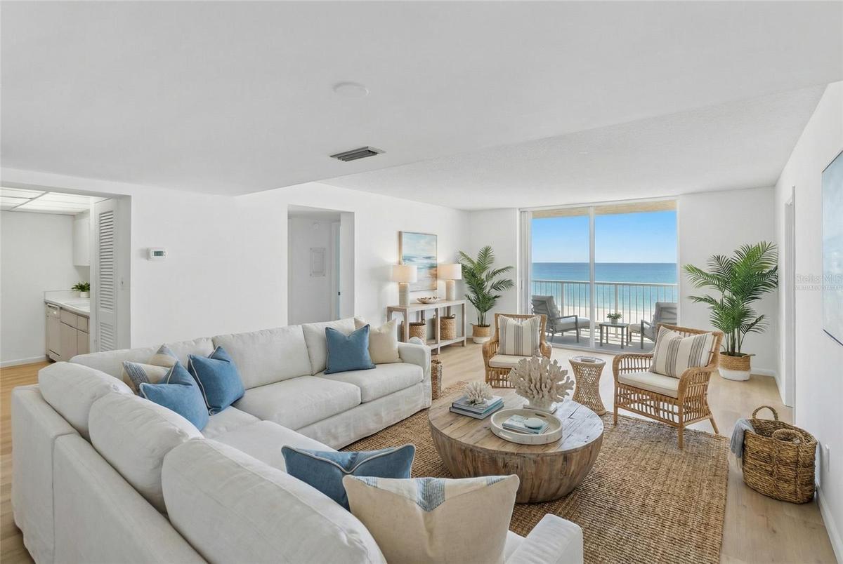 Virtually Staged Living Room