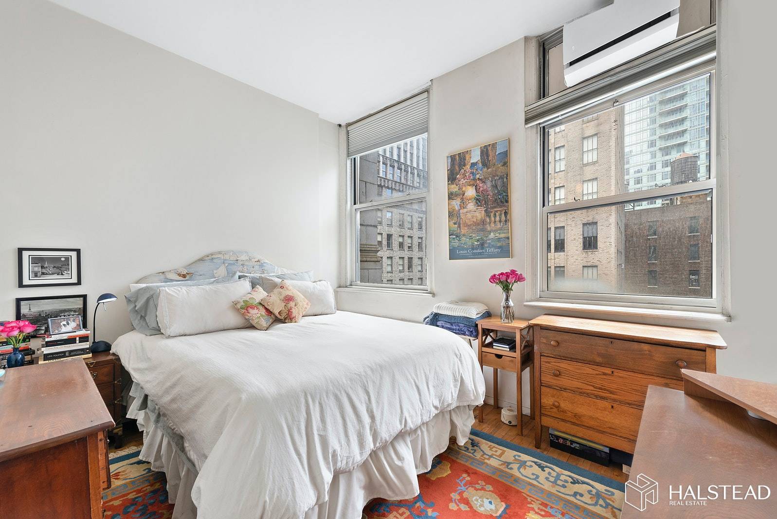 Rarely available high floor studio outfitted with a 3 4 wall, creating the ideal separation of both living and sleeping areas at 159 Madison Avenue, a mid rise full service ...