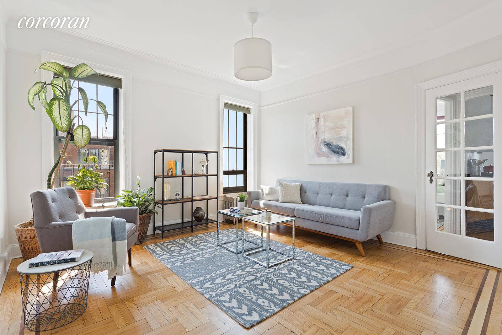 Welcome home to this bright and airy 1 bedroom coop with a spectacular private roof deck.