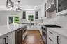 Kitchen with wine fridge
