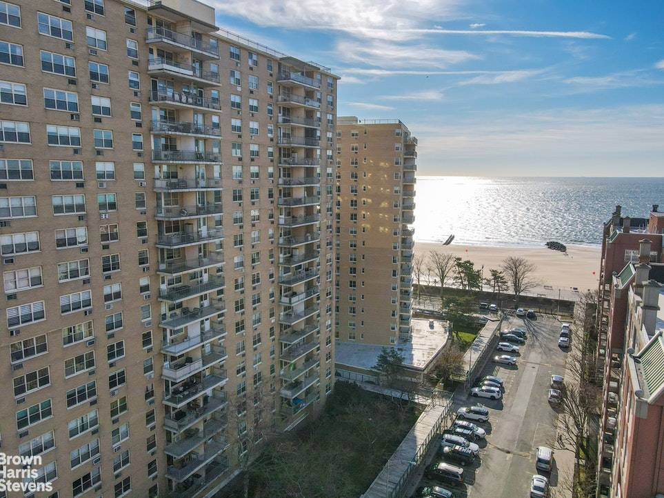 Welcome to 35 Seacoast Terrace, your new apartment which literally sits on Coney Island boardwalk !