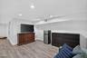 Finished basement den