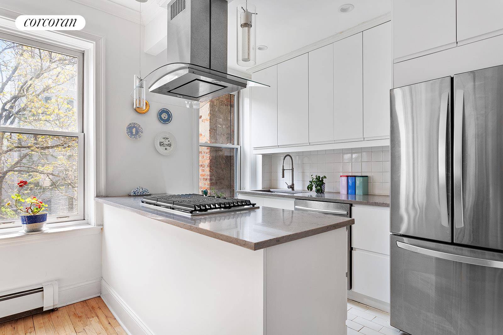 Incredible investment opportunity to purchase a tastefully renovated Two Family Brick Home, 546 Pacific Street in the epicenter of Boerum Hill !