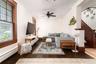 Living room with two seating areas.