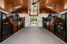 Oak Tongue and Groove Ceilings. 4 stalls feed with Equine softstall.com Mattresses