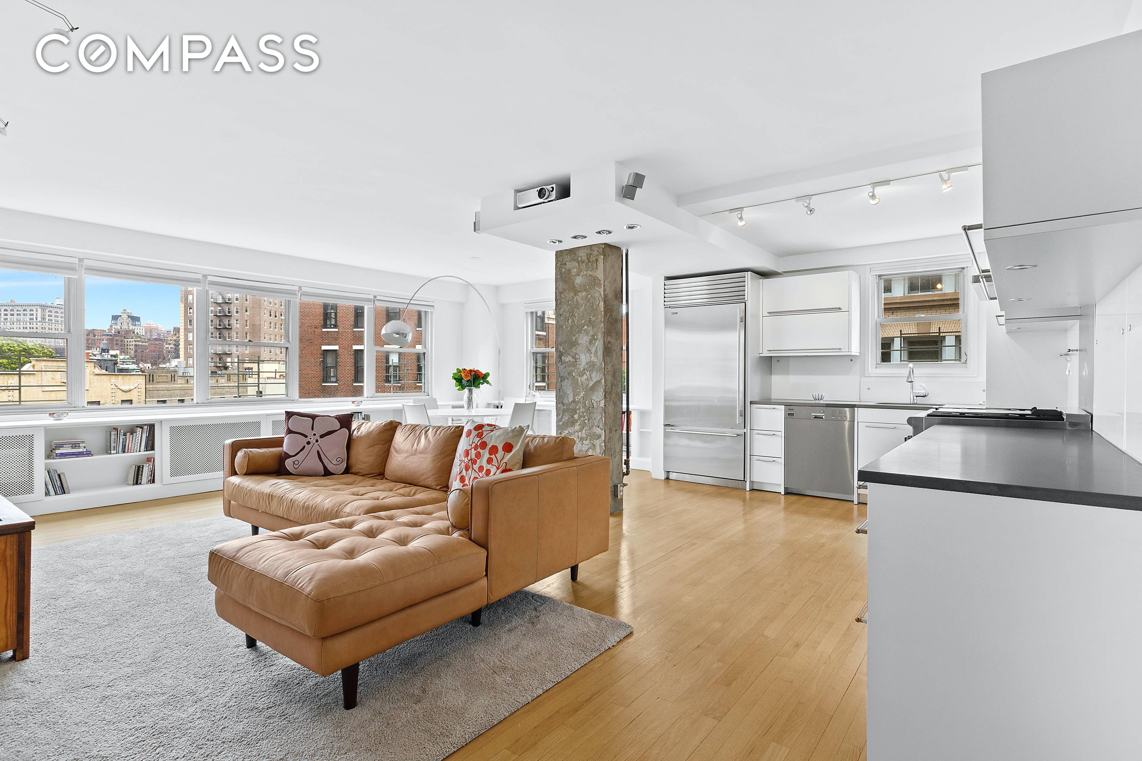 Amazing light filled 2 bedroom, 2 bath 1, 140 square foot apartment in the heart of the West Village with views of the Empire State Building.