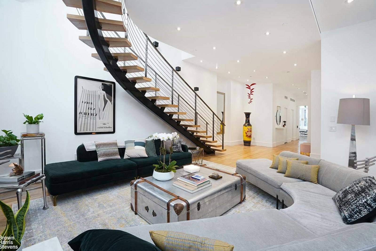 This exceptional three unit mixed use townhouse, is a remarkable example of clean modern design offering loft like living in your own private space.