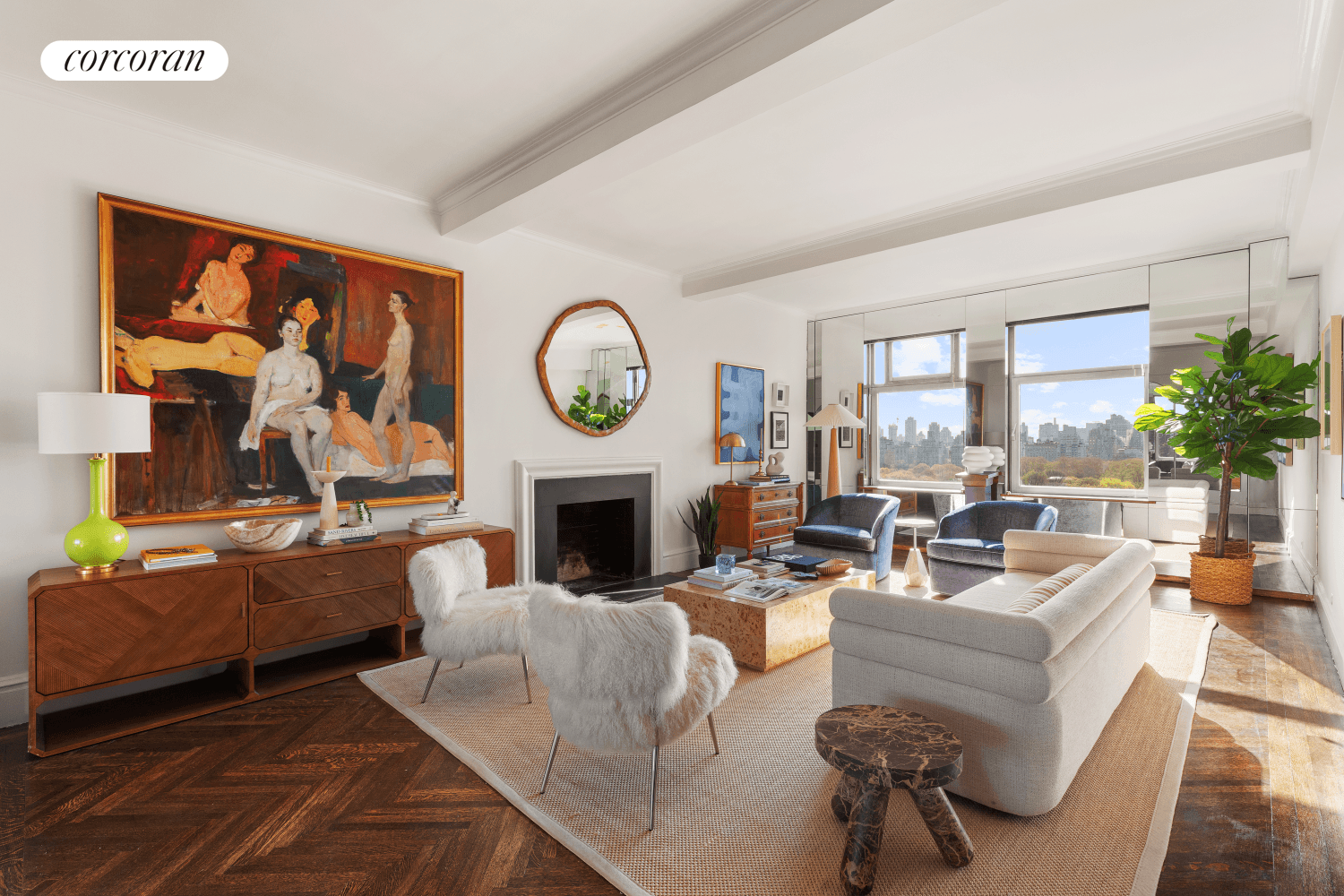 With over 60 feet of unobstructed park frontage, this 15th floor classic 8 room prewar cooperative offers unparalleled living, with breathtaking views of the entire Park and the iconic Manhattan ...