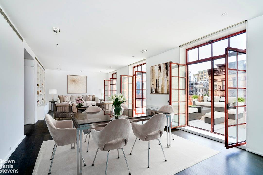 Offered for the first time, 132 Perry Street is an exceptionally large and luxurious one bedroom, with one and half baths, and an abundance of natural light from the magnificent ...